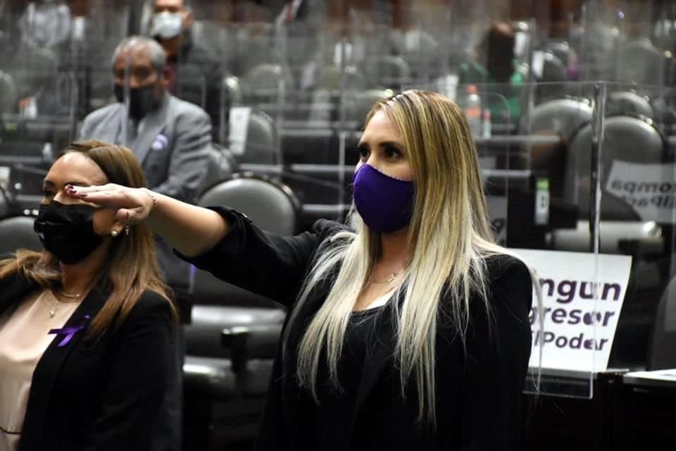 Susana Priscila Álvarez Hernández protestó al cargo de diputada federal, supliendo a la perredista Abril Alcalá.