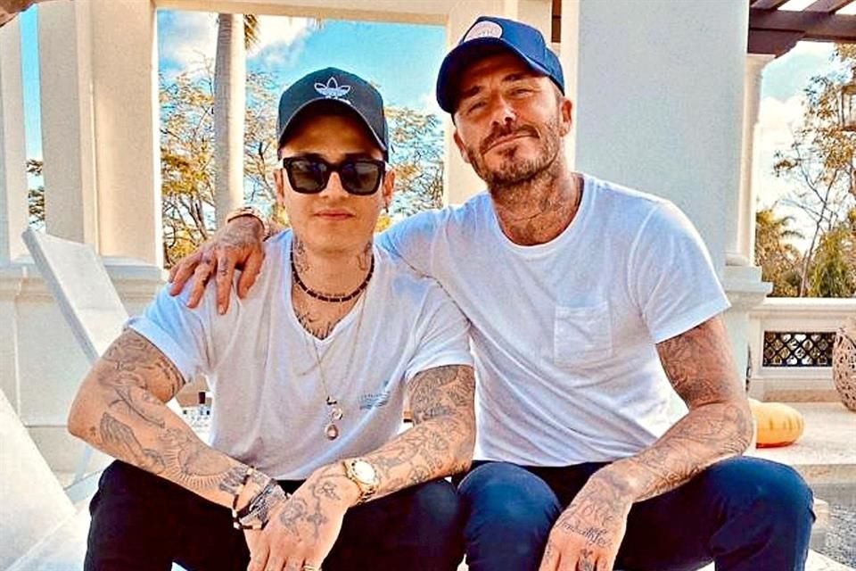 Al igual que con Marc Anthony, Valdez mantiene una estrecha relación con David Beckham y su familia.
