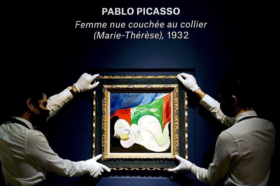 'Femme nue couchée au collier', de Picasso.