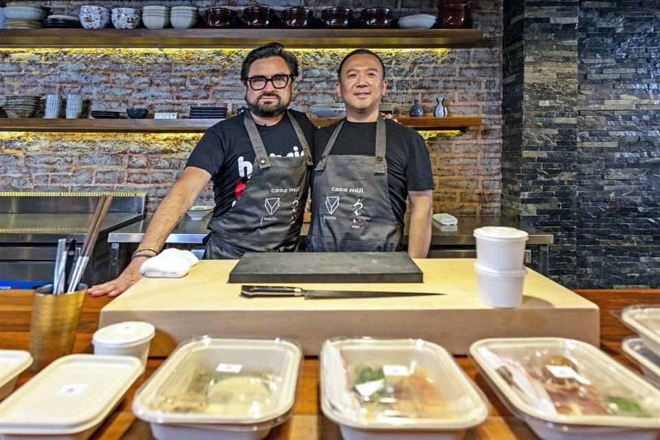 Chefs Checo Gutiérrez y Edo Kobayashi