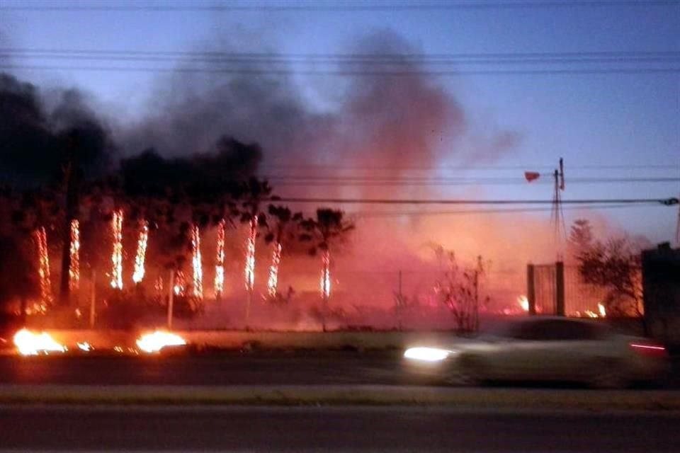 El siniestro se reportó a las 19:25 horas en el kilómetro 15 de la Carretera a Laredo, a la altura de la Colonia Nueva Castilla.