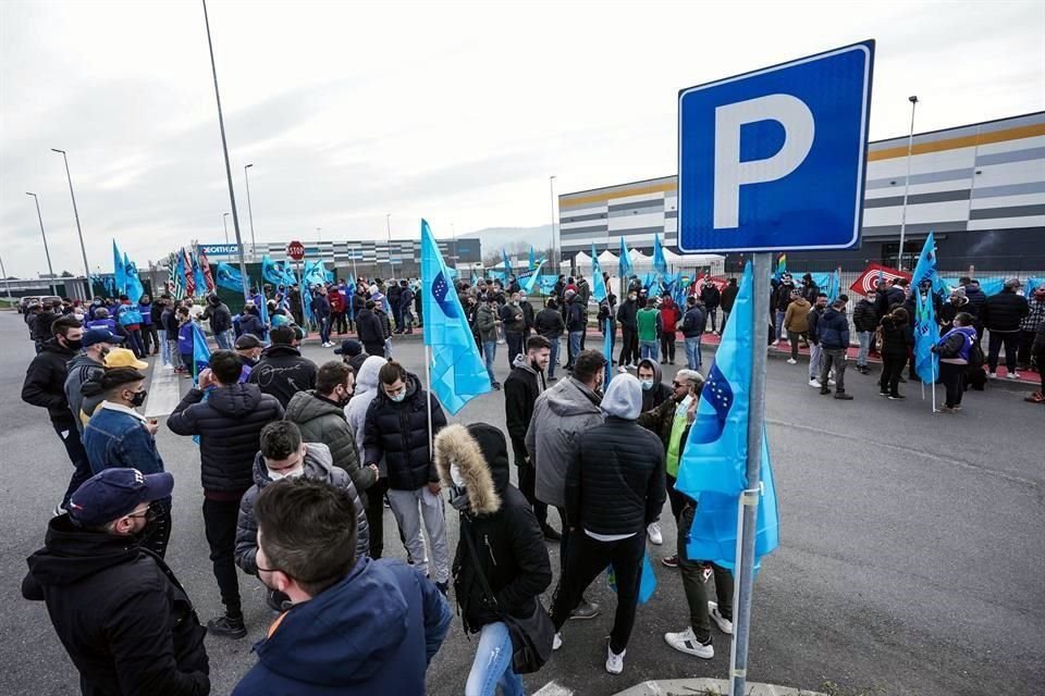 La huelga italiana se produce tras el auge del comercio electrónico.