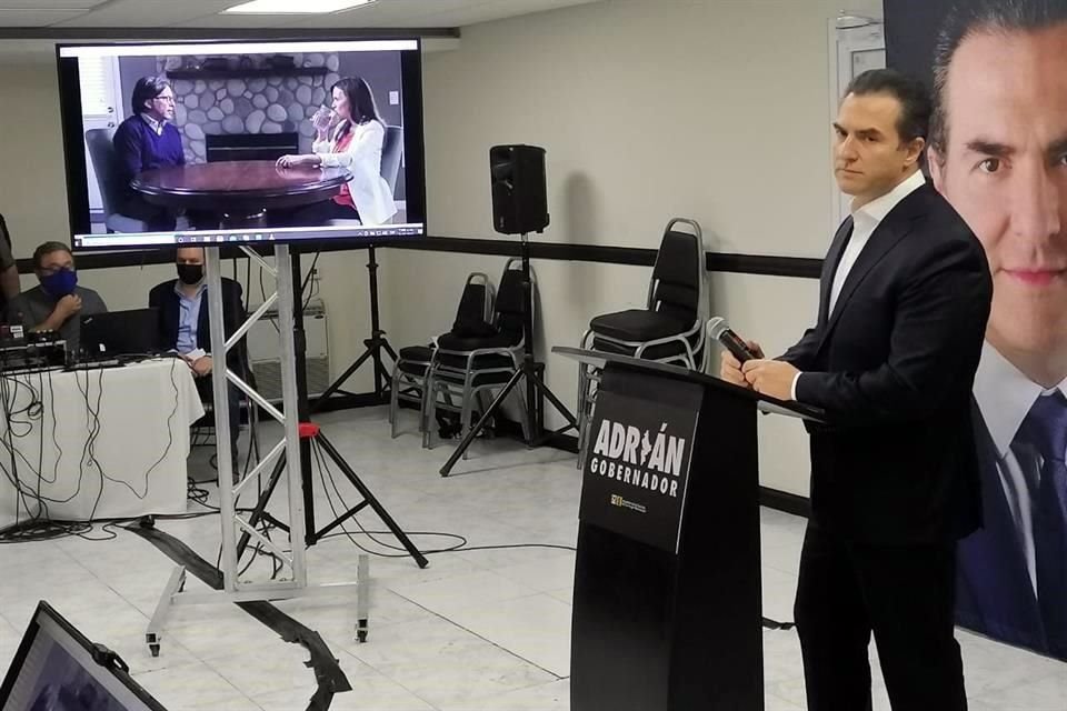 En una rueda de prensa, Adrián De la Garza indicó que una ciudadana que quiso guardar el anonimato le hizo llegar el video.