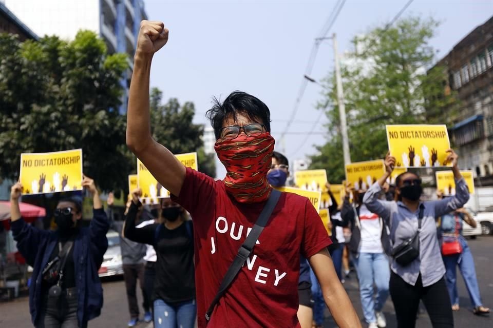 Pese a la embestida en las protestas por parte del Ejército en Myanmar, el movimiento no se ha detenido en el país asiático.