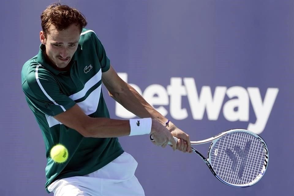 Daniil Medvedev está en la siguiente ronda.