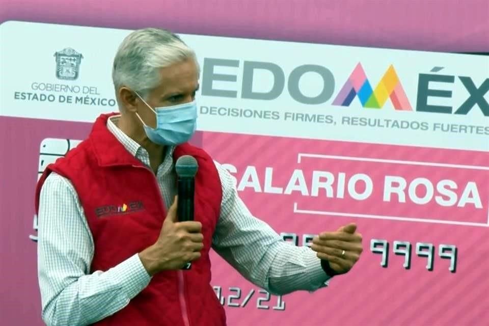 Alfredo del Mazo anunció que Edomex espera un millón de vacunas y que en 2 semanas el 80 por ciento de adultos mayores contarán con vacuna.