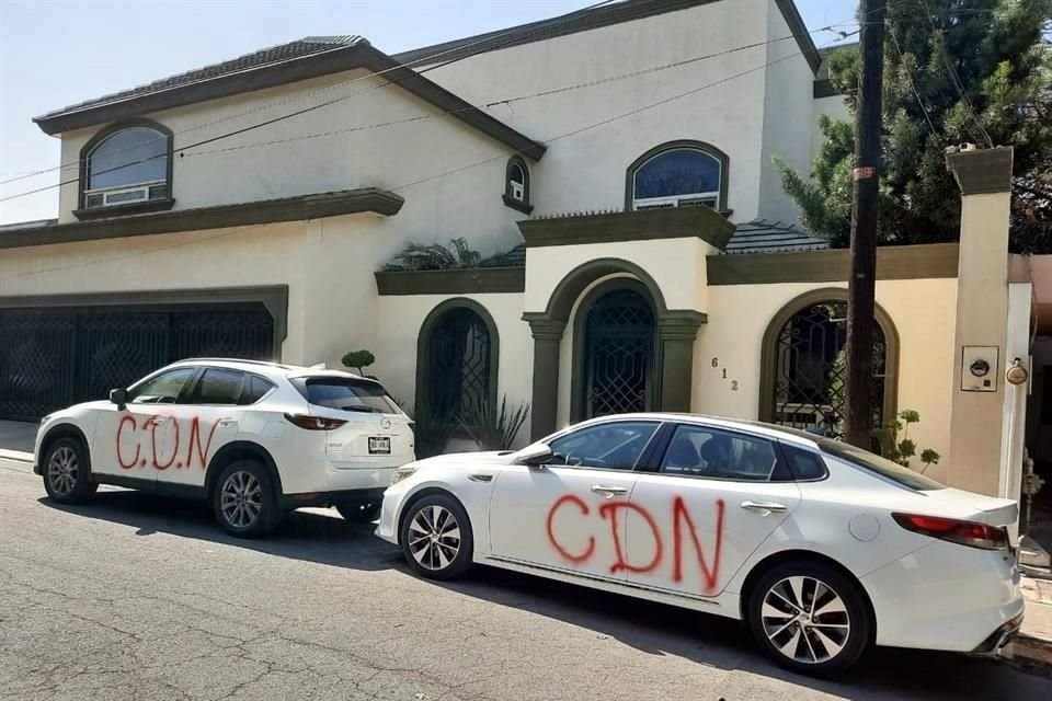 Vecinos afectados manifestaron que se dieron cuenta de los daños cuando salieron de sus casas por la mañana, alrededor de las 6:00 horas.