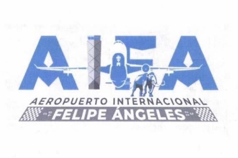 Así se presentó el logo del Aeropuerto Internacional Felipe Ángeles.