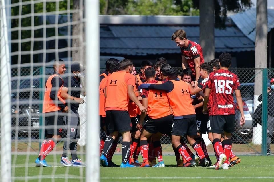 El Toluca Sub 20 le pegó 1-0 a los Rayados, que iban enrachados con 6 juegos sin perder.