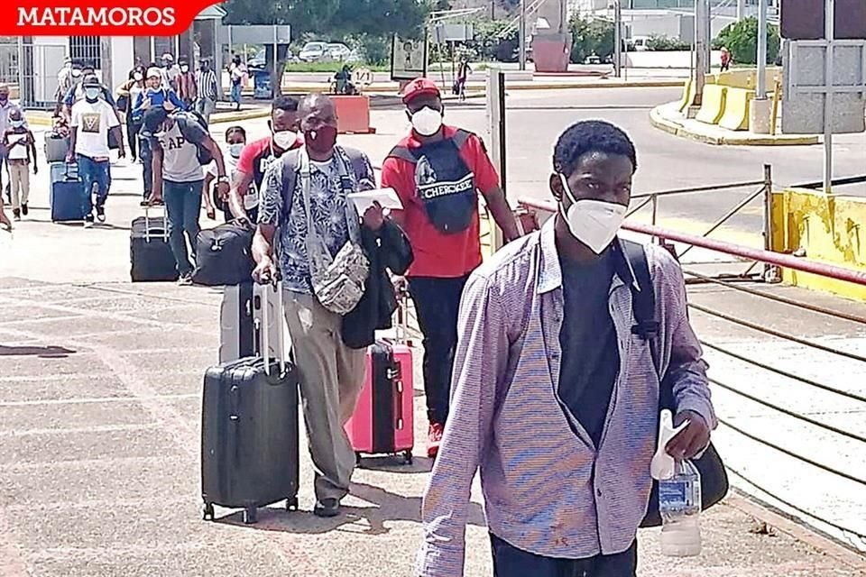 Miles de haitianos ya pudieron ingresar a Estados Unidos las pasadas semanas por Matamoros.