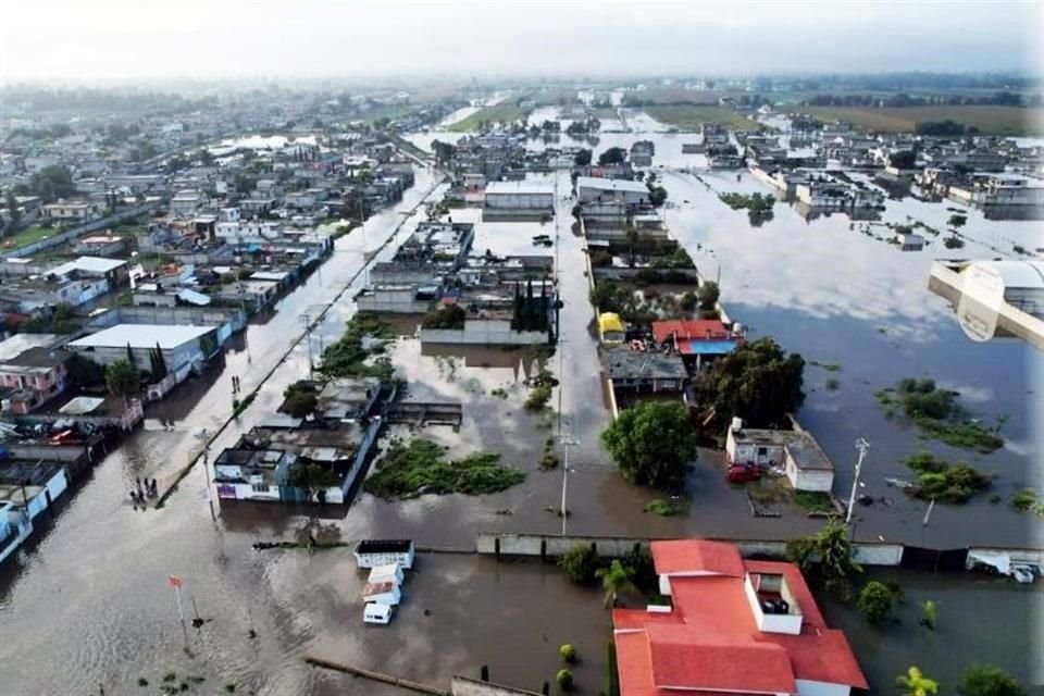El Gobierno municipal difundió imágenes de los daños ocasionados por el desbordamiento del río El Salado.