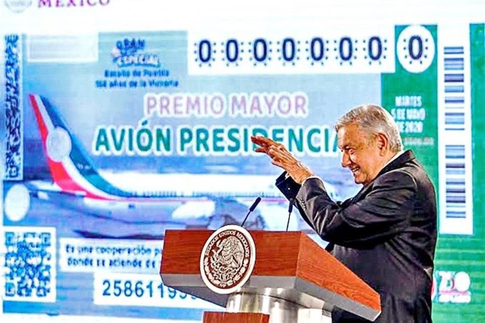 El Gobierno federal todavía deberá pagar 2 mil 552 mdp por el avión presidencial TP-O1 que se niega a usar y no logra vender ni en rifa.