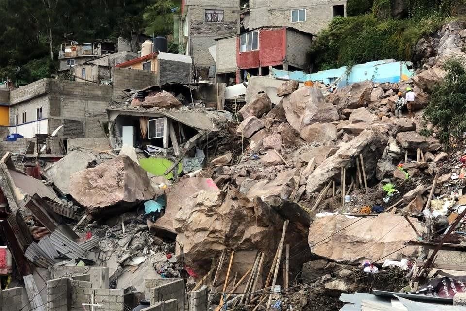 Actualizado en 2020, el Atlas detalla cómo las viviendas edificadas en las laderas del cerro son vulnerables.