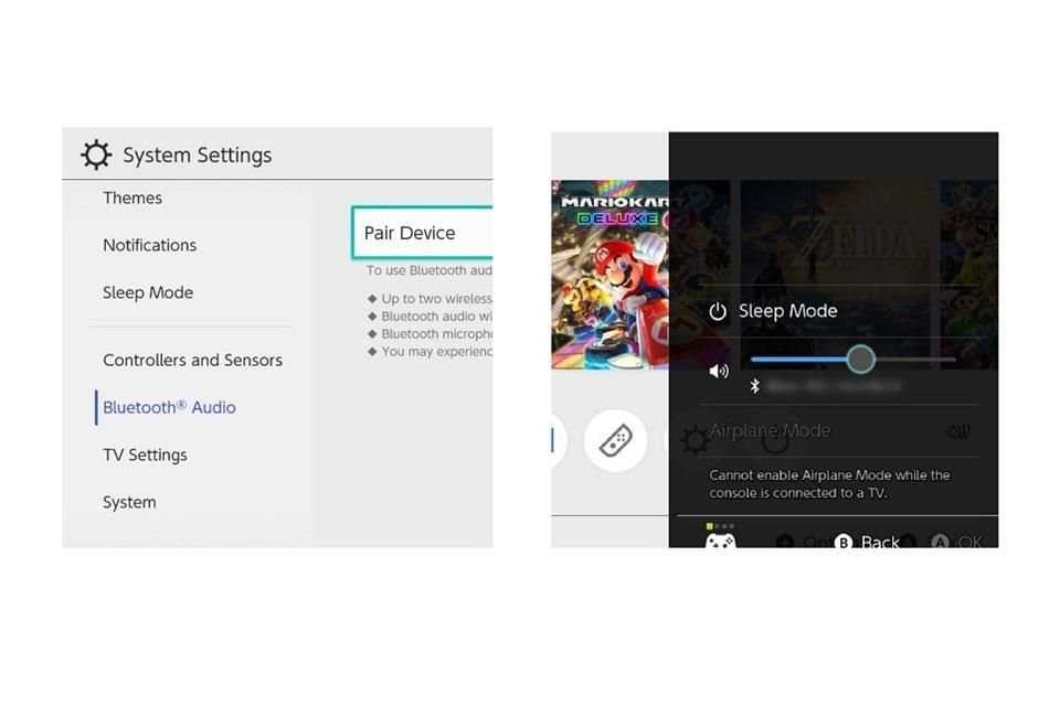 Para conectar un par de audífonos se requiere actualizar a la versión 13.0.0.