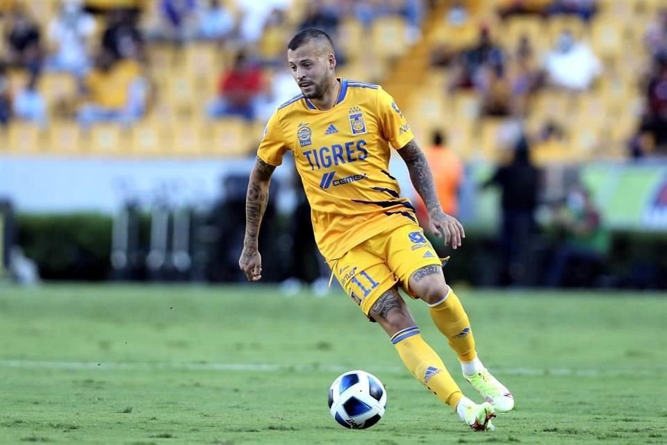 Nicolás López es el goleador de Tigres en el torneo con 6 tantos.