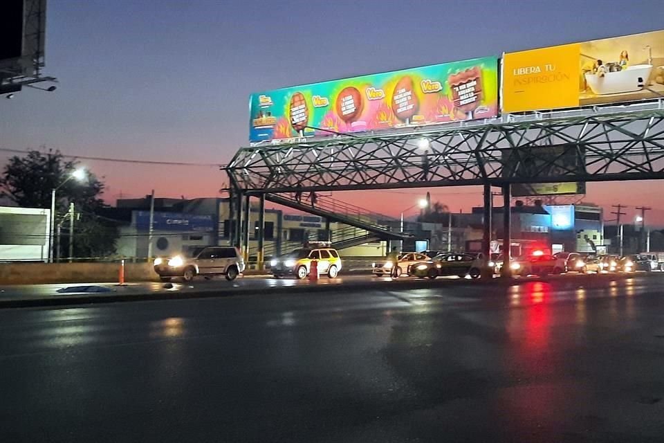 El accidente fue reportado a las 6:00 horas en la circulación de oriente a poniente, a 400 metros de las Américas, informó la Cruz Roja.