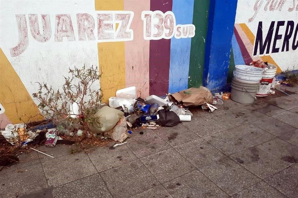 La remodelación entre las calles Escobedo y Juárez fue parte del programa Calles Completas impulsado por el Municipio de Monterrey.