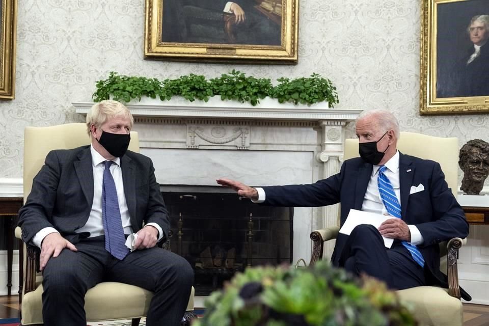 El Primer Ministro Boris Johnson se reunió con Joe Biden en la Casa Blanca.