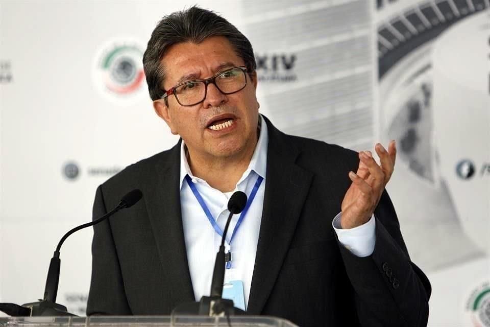 Senador Ricardo Monreal, coordinador de Morena.