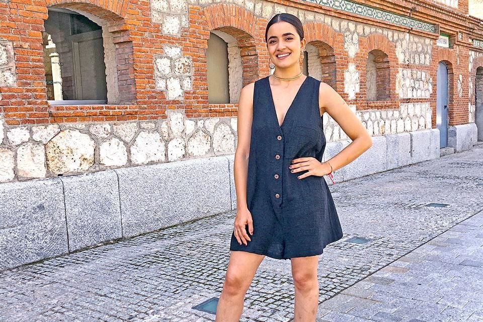 Gaitán interpreta a una policía en 'Código Implacable', serie que este martes presentó en Madrid.