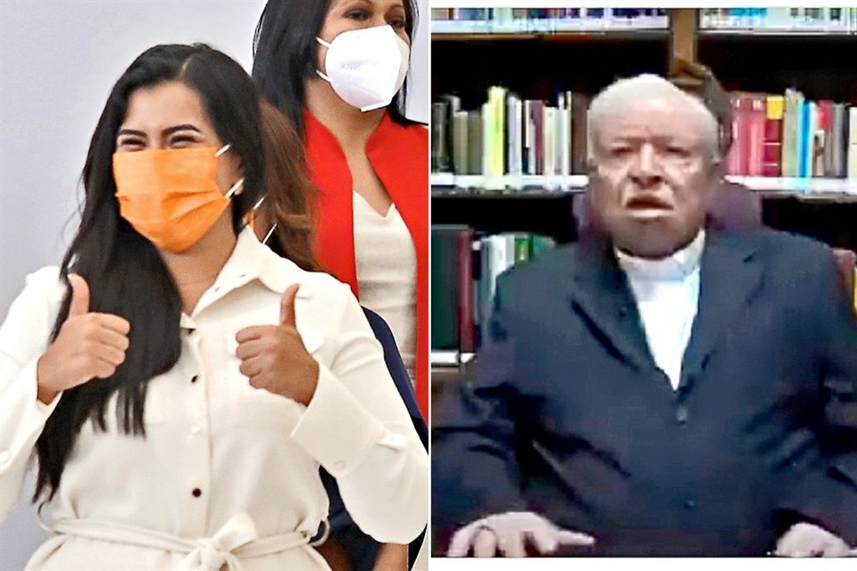 Aunque Citlalli Amaya (izq.) tomó protesta en Tlaquepaque, las declaraciones del Cardenal Juan Sandoval (der.) durante la veda electoral bastaron para invalidar la elección.
