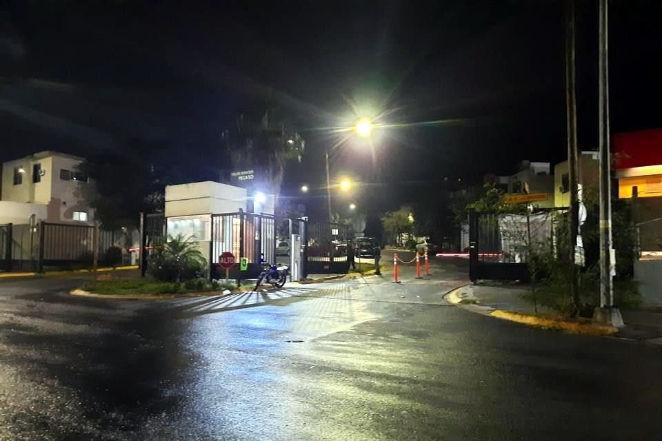 El crimen fue reportado en el fraccionamiento privado Villas de Mirasur, en Escobedo.