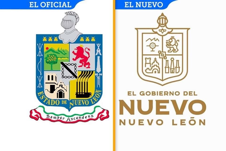 El nuevo escudo de la Administración de Samuel García ha generado polémica.