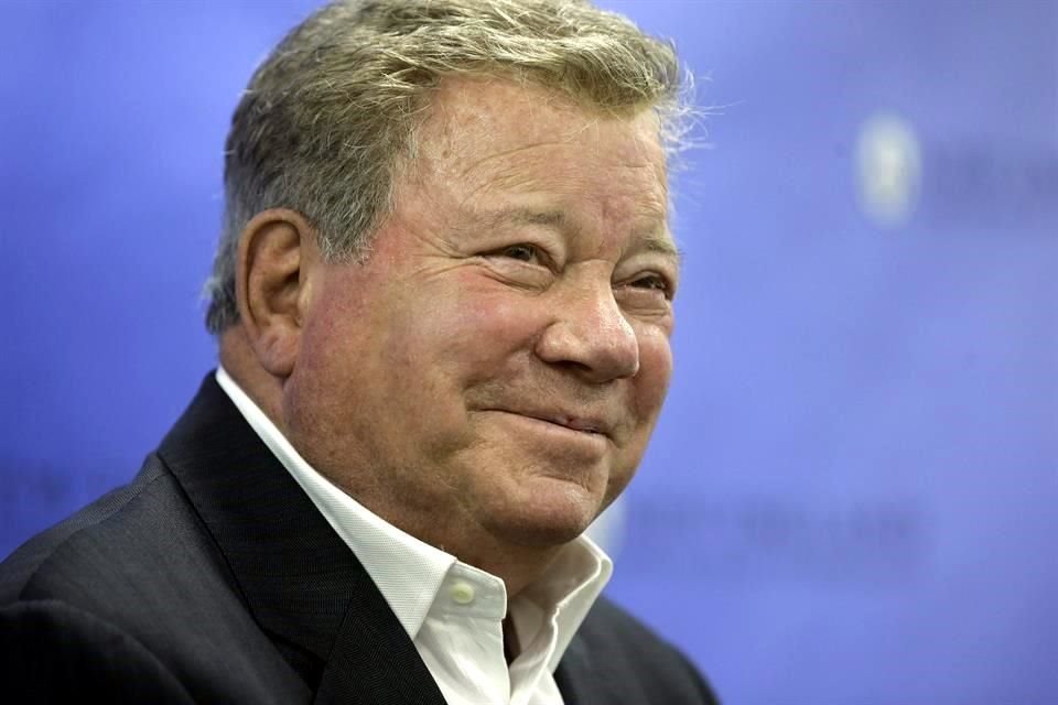 Con 90 años, William Shatner será la persona de mayor edad en viajar al espacio.