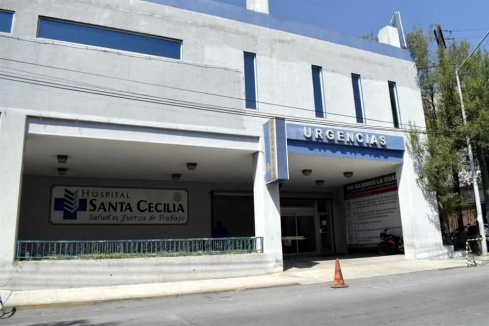 El Hospital Santa Cecilia, ubicado en el Centro de Monterrey, brindó hospitalizaciones a pacientes Covid desde abril del 2020 hasta septiembre pasado.