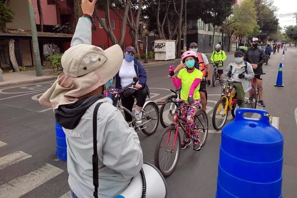 Cien mil 198 personas se dieron cita en el paseo dominical en bicicleta de la CDMX  y, con ello, se alcanzó un nuevo récord de asistencia.