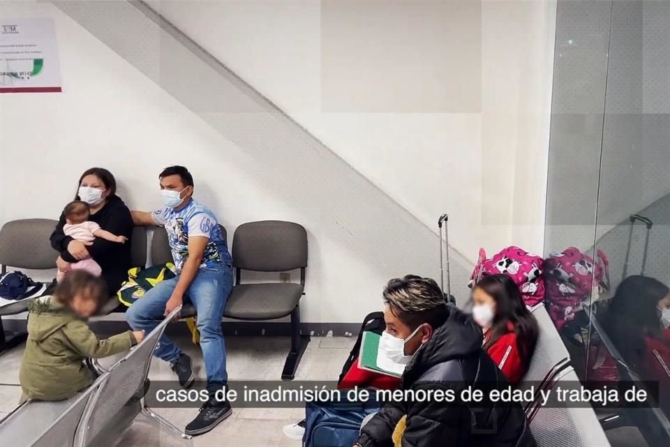 El INM admitió que sí hay niños en 'La Burbuja'.