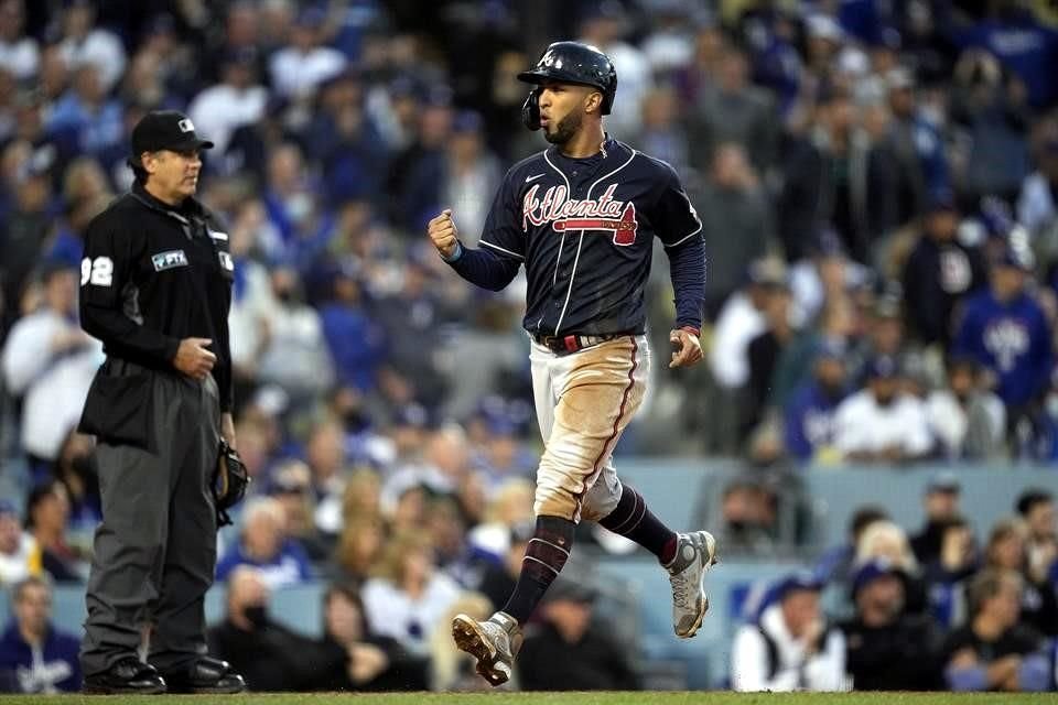 Eddie Rosario fue una pesadilla para los Dodgers.