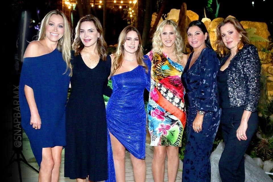 Mirna Guajardo, Delfy Carrillo, LA FESTEJADA, Paty Garza, Fernanda Kam y Mónica Rivera-Torre