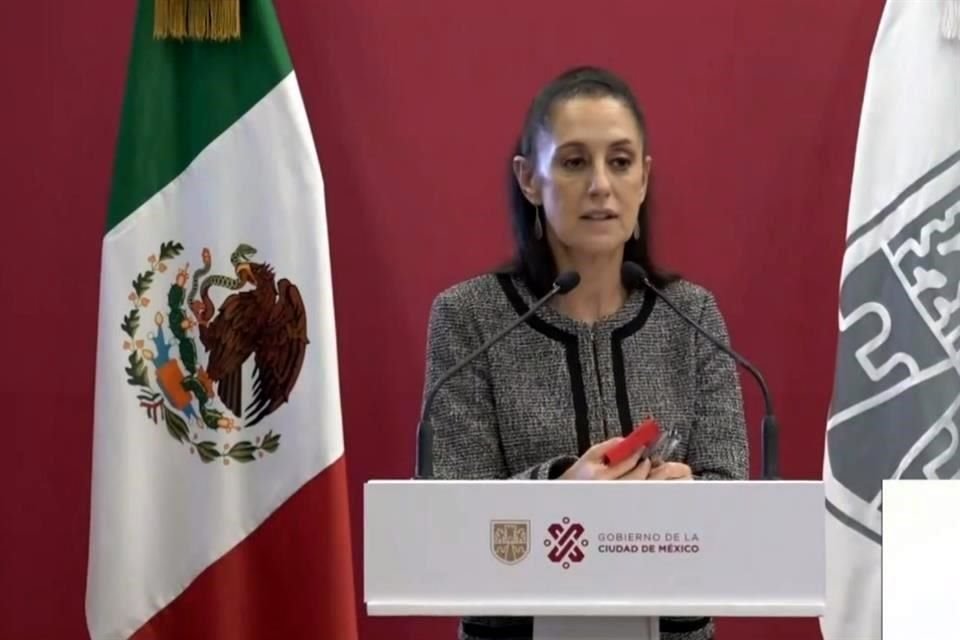La diputada Elizabeth Mateos reiteró que la propuesta de que se otorgue la medalla a Sheinbaum es hecha por personal de salud y no a título personal de algún partido político.