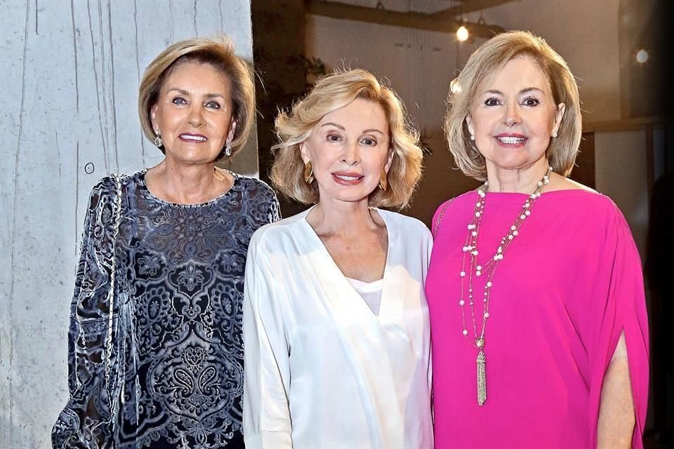 Laura Jannet, Ana María Montes de Oca de Zablah y Alicia Fernández de Garza