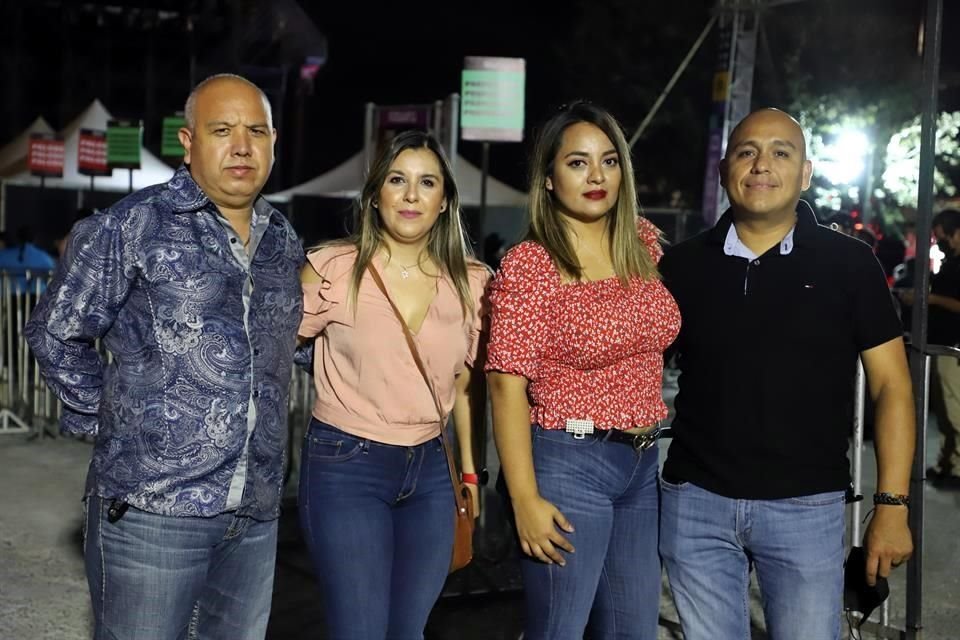 Enrique Guerrero, Evelyn Villarreal, Katia Zul y Ernesto Morales