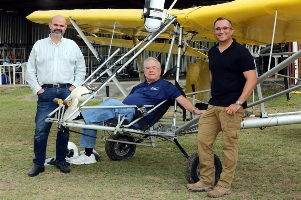 Juan Castillo, Jaime Sada y Alejandro Scarpita