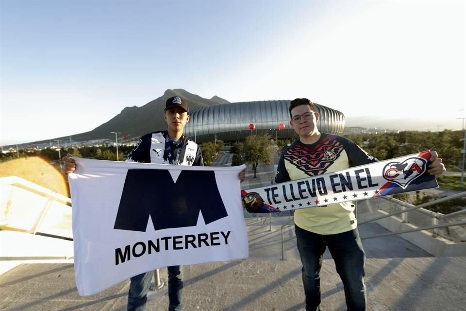 Observa los detalles del ambiente de la Final Rayados-América por la Concachampions.