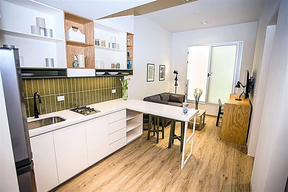 Departamento muestra Hom de 36m2 con 1 recámara.