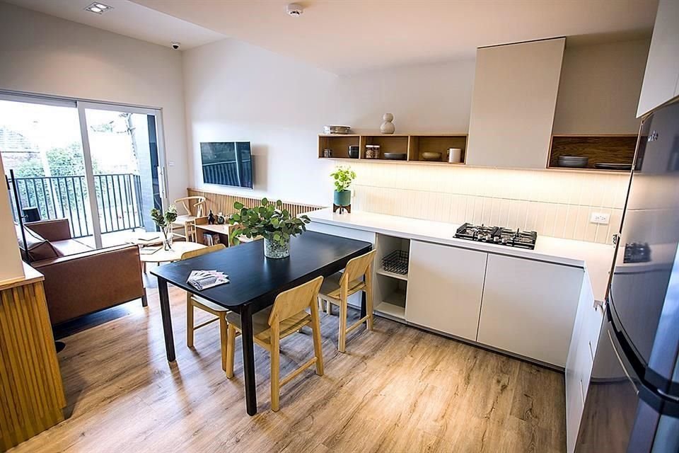 Departamento muestra Urban de 63m2 con 2 recámaras.
