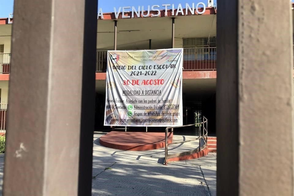 Primaria Venustiano Carranza. Carece del servicio de energía eléctrica.