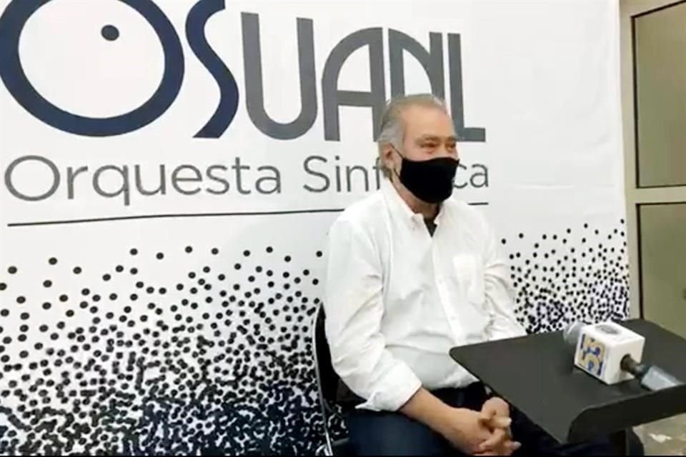 Eduardo Díazmuñoz señaló que hoy se presentará un concierto en línea de los ya transmitidos.