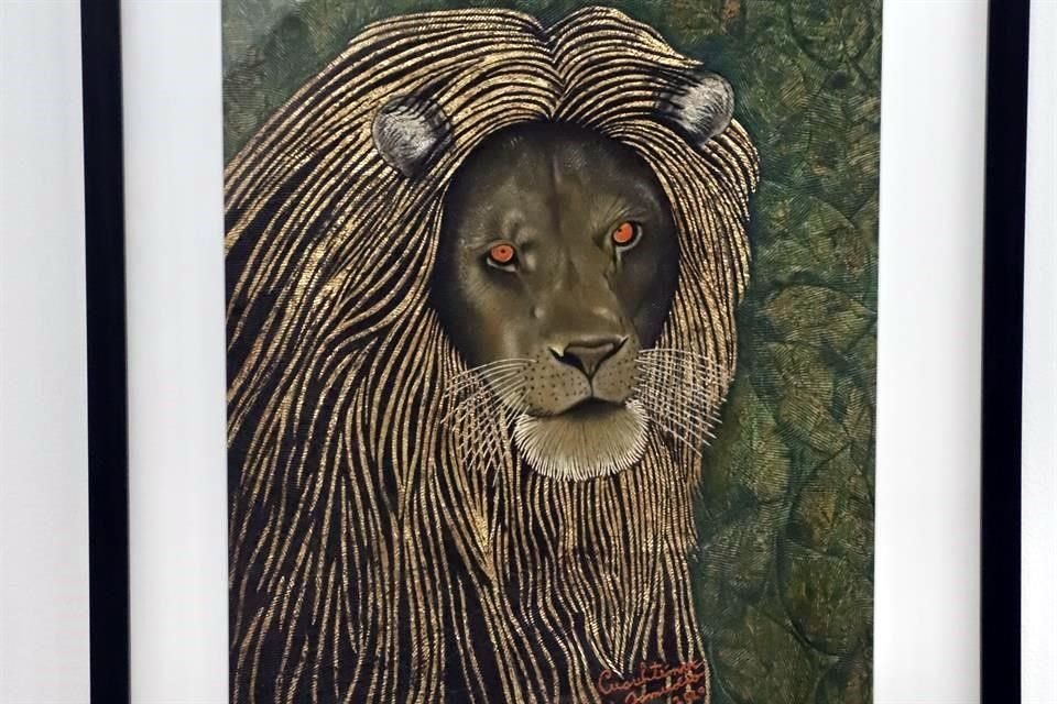 'León de melena  dorada' (2020).