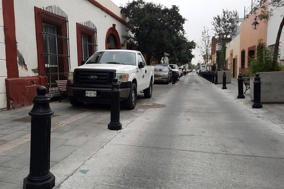En el Barrio Antiguo se crearon zonas peatonales en el 2014, que muchos regios calificaron de buenas noticias.
