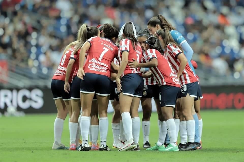 Las Chivas Femenil llegaron al Estadio BBVA con 30 puntos y siendo cuarto lugar general.