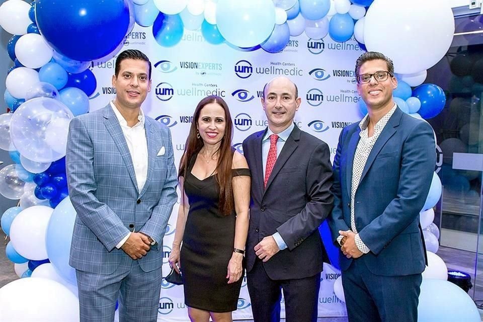 José Luis Elizondo, Linda Nasser, José Sánchez de Ita y Florentino Elizondo.