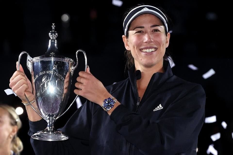 Muguruza dio cátedra en las Finales.