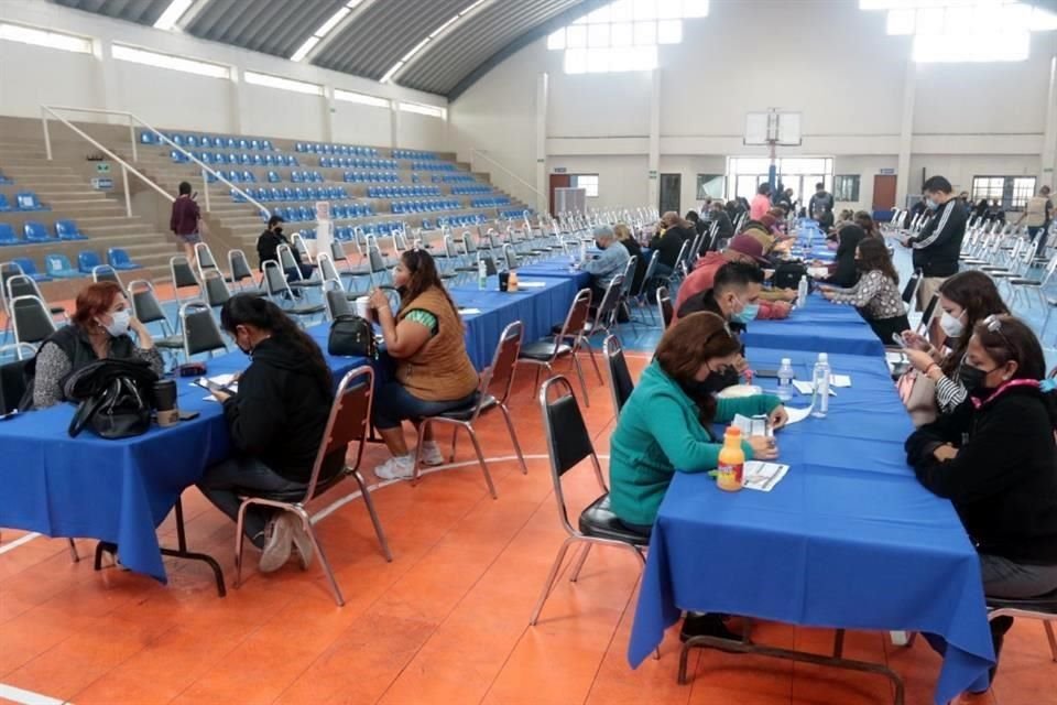 Los módulos se ubican en el parque deportivo 'Mario J. Montemayor', en la Colonia Hacienda Los Morales Tercer Sector, y en la Unidad Deportiva Anáhuac.