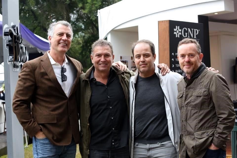 Fidel de la Garza, Carlos Medina, Alejandro Camargo y Fabian Gonzalez