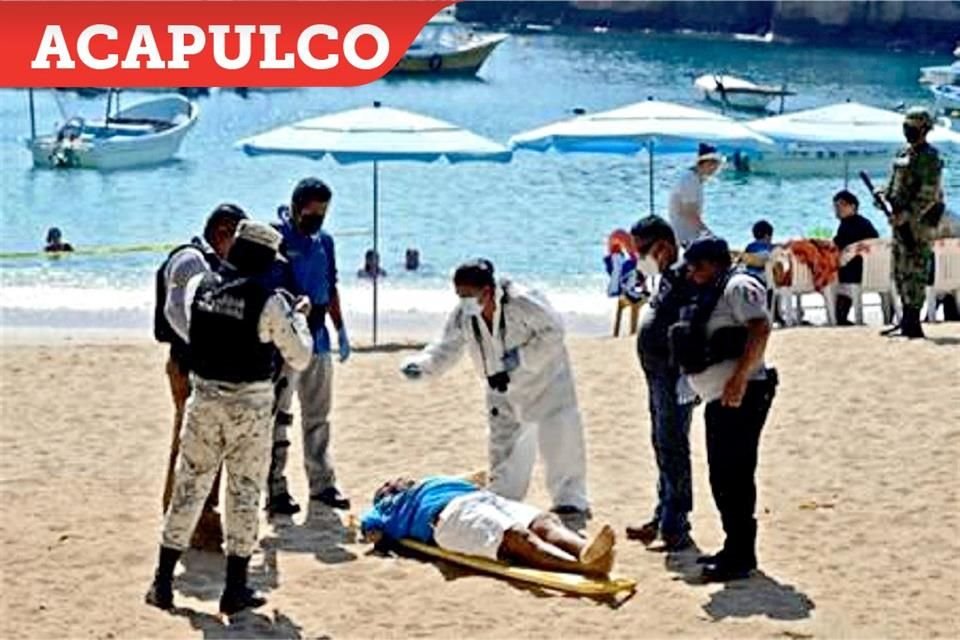 Asesinan a prestador de servicios turísticos en playa Caleta.